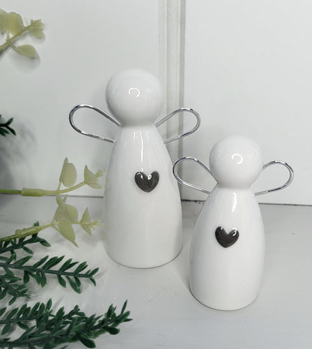 Wire winged Heart Angels - 3 designs