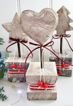 Load image into Gallery viewer, Wooden Heart, Tree or Star