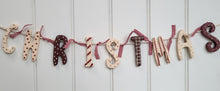 Load image into Gallery viewer, Christmas Word Bunting