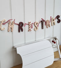 Load image into Gallery viewer, Christmas Word Bunting
