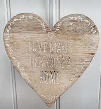 Load image into Gallery viewer, Wooden Heart Plaque