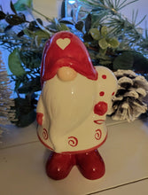 Load image into Gallery viewer, Red and White Ceramic Gonks