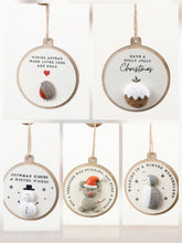 Load image into Gallery viewer, Christmas Pebble Baubles