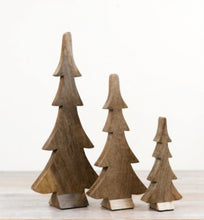 Load image into Gallery viewer, Set of Three Mango Wood Trees