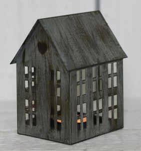 Nordic metal house tea light holder
