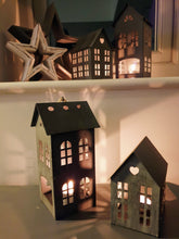 Load image into Gallery viewer, Nordic metal house tea light holder