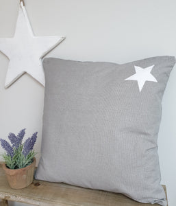 Dove grey cushion