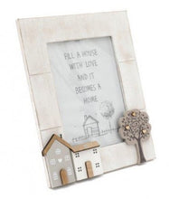 Load image into Gallery viewer, Wooden house and tree Frame