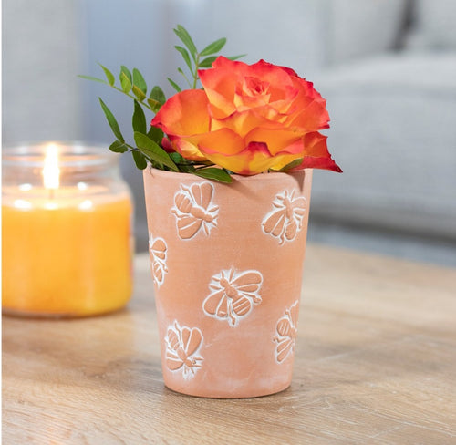 Bee Pattern Plant Pot