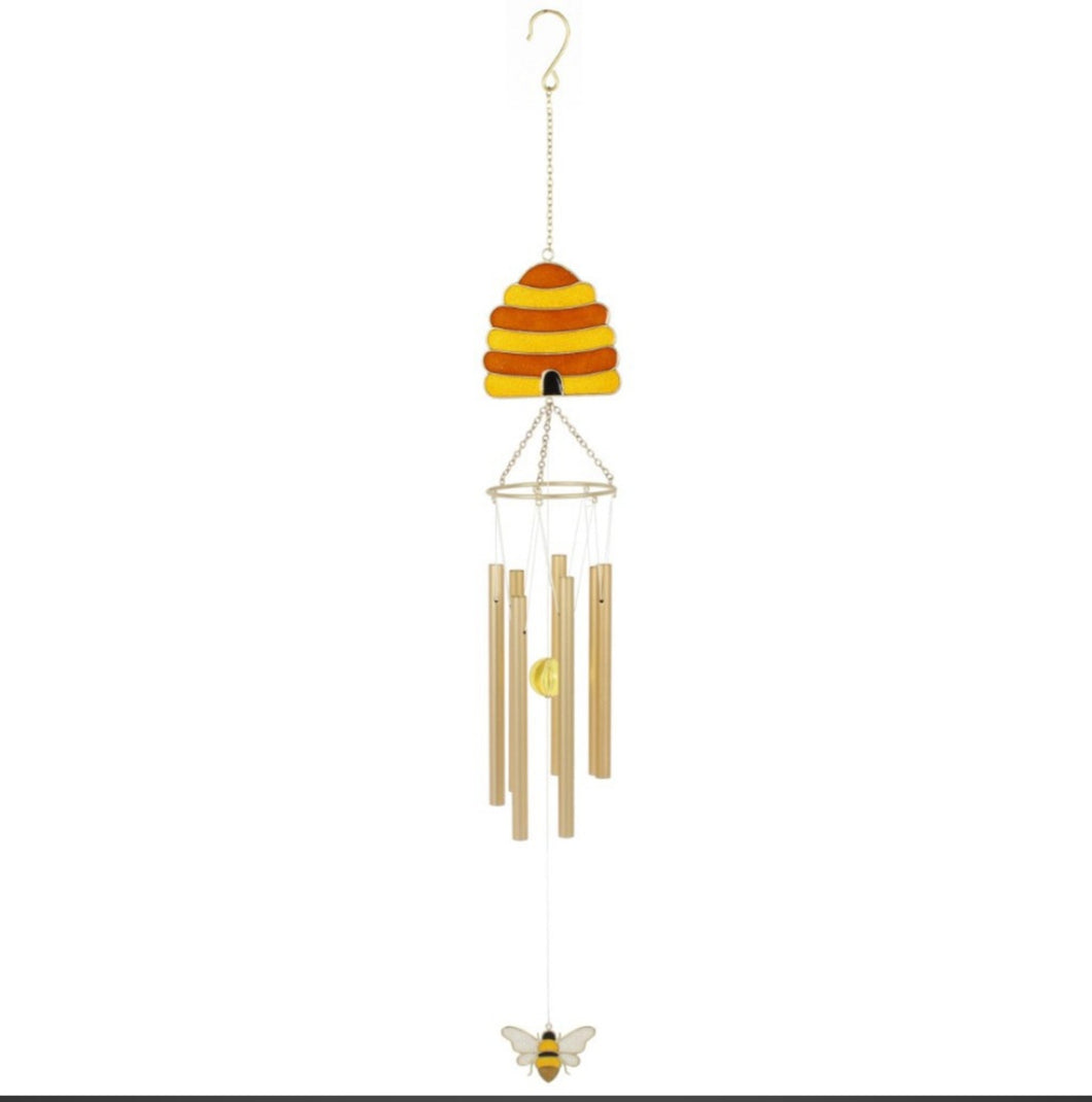 Bee hive wind chime