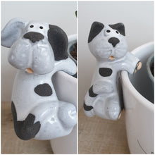 Load image into Gallery viewer, Ceramic Plant pot hugger -cat or dog