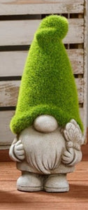 Flocked Green Hat Gnomes/Gonks