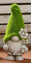 Load image into Gallery viewer, Flocked Green Hat Gnomes/Gonks