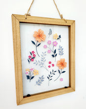 Load image into Gallery viewer, Floral Printed Glass Picture