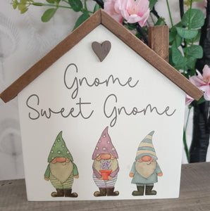 Gnome Sweet Gnome Plaque