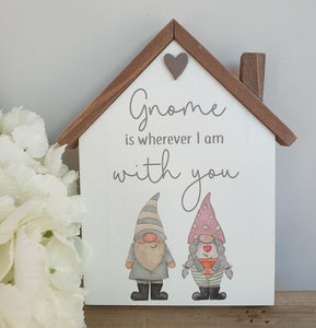 Gnome House Plaque