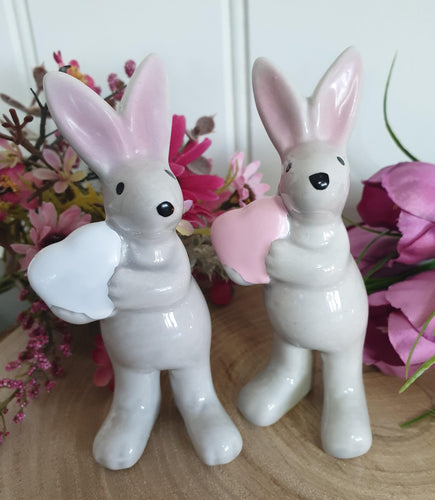 Grey Ceramic Rabbit