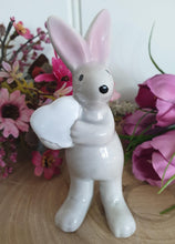 Load image into Gallery viewer, Grey Ceramic Rabbit