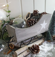 Load image into Gallery viewer, Wooden Sleigh - Grey