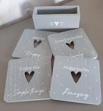 Load image into Gallery viewer, Set of 4 Feel Good Coasters