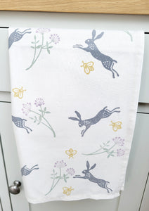 Handprinted Tea Towel