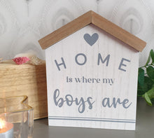Load image into Gallery viewer, Wooden Plaque - Home is Where My......?