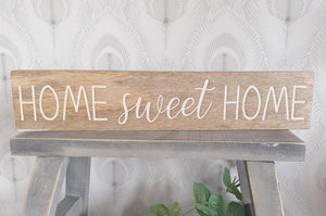 Wooden 'Home Sweet Home' Sign