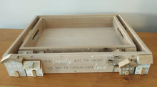 Load image into Gallery viewer, Wooden House and tree Trays