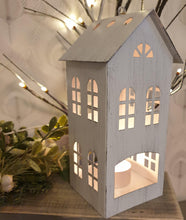 Load image into Gallery viewer, Nordic White metal Tea light House