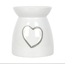 Load image into Gallery viewer, Large White Ceramic Wax melt Burner