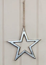 Load image into Gallery viewer, Silver star or heart hanger