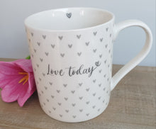 Load image into Gallery viewer, Grey Hearts Mug