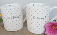 Load image into Gallery viewer, Grey Hearts Mug