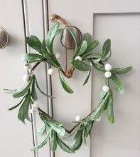 Load image into Gallery viewer, Mistletoe Heart hanger