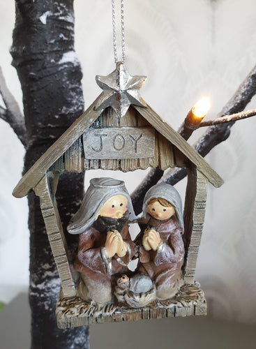 Nativity scene hanger