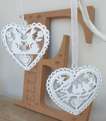 Springtime Heart Hangers