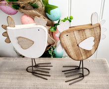 Load image into Gallery viewer, Pair of Wooden Hens