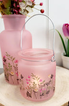 Load image into Gallery viewer, Pink Wild Meadow Vase or Lantern