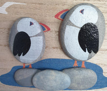 Load image into Gallery viewer, Puffin Awesome Pebble Picture