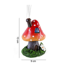 Load image into Gallery viewer, Red Smoking Toadstool Incense cone holder