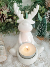 Load image into Gallery viewer, Reindeer tea light holder