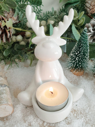 Reindeer tea light holder