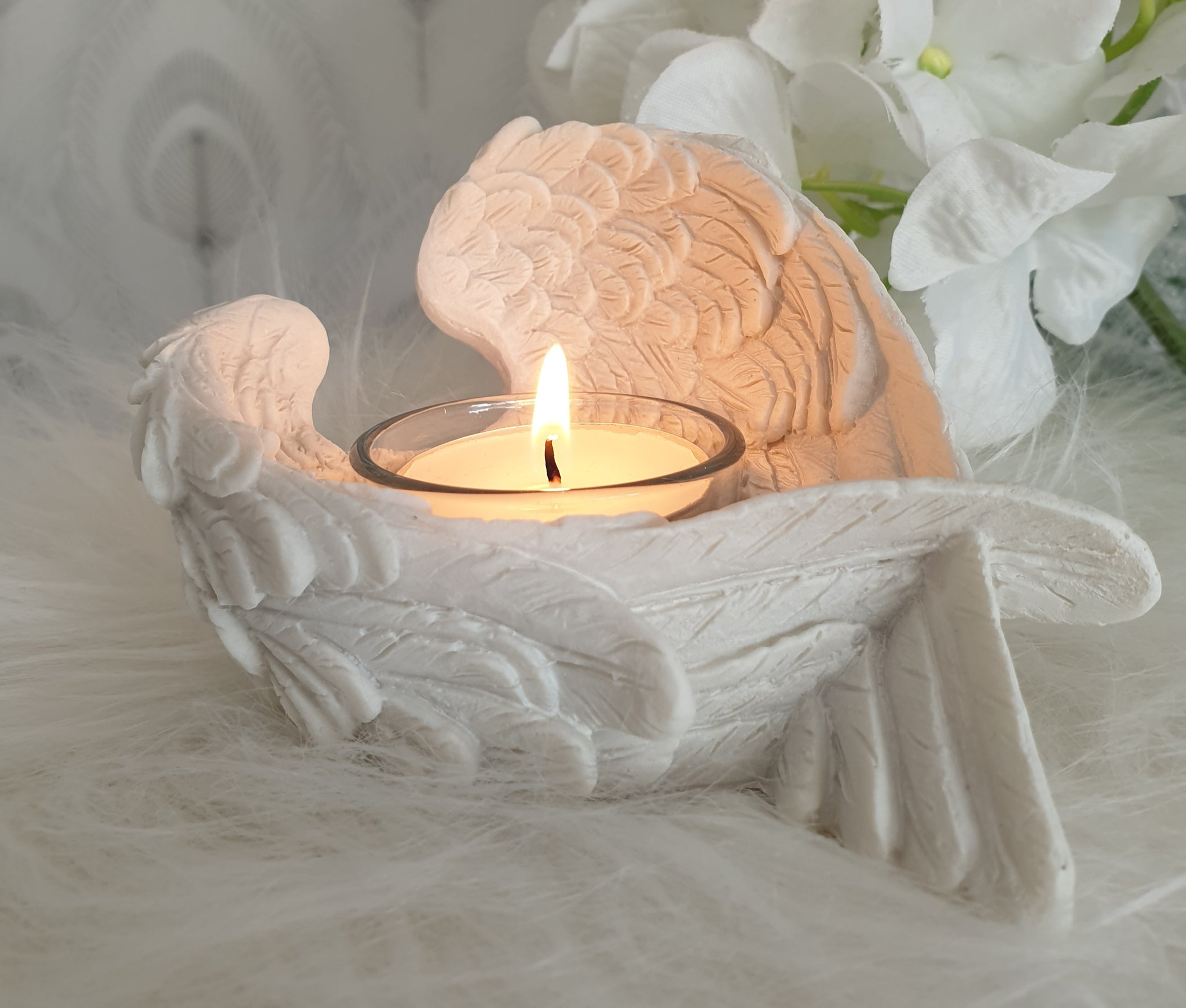 Angel wing Tea light holder EllieGrey