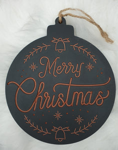 Hand painted Wooden Bauble Hanger