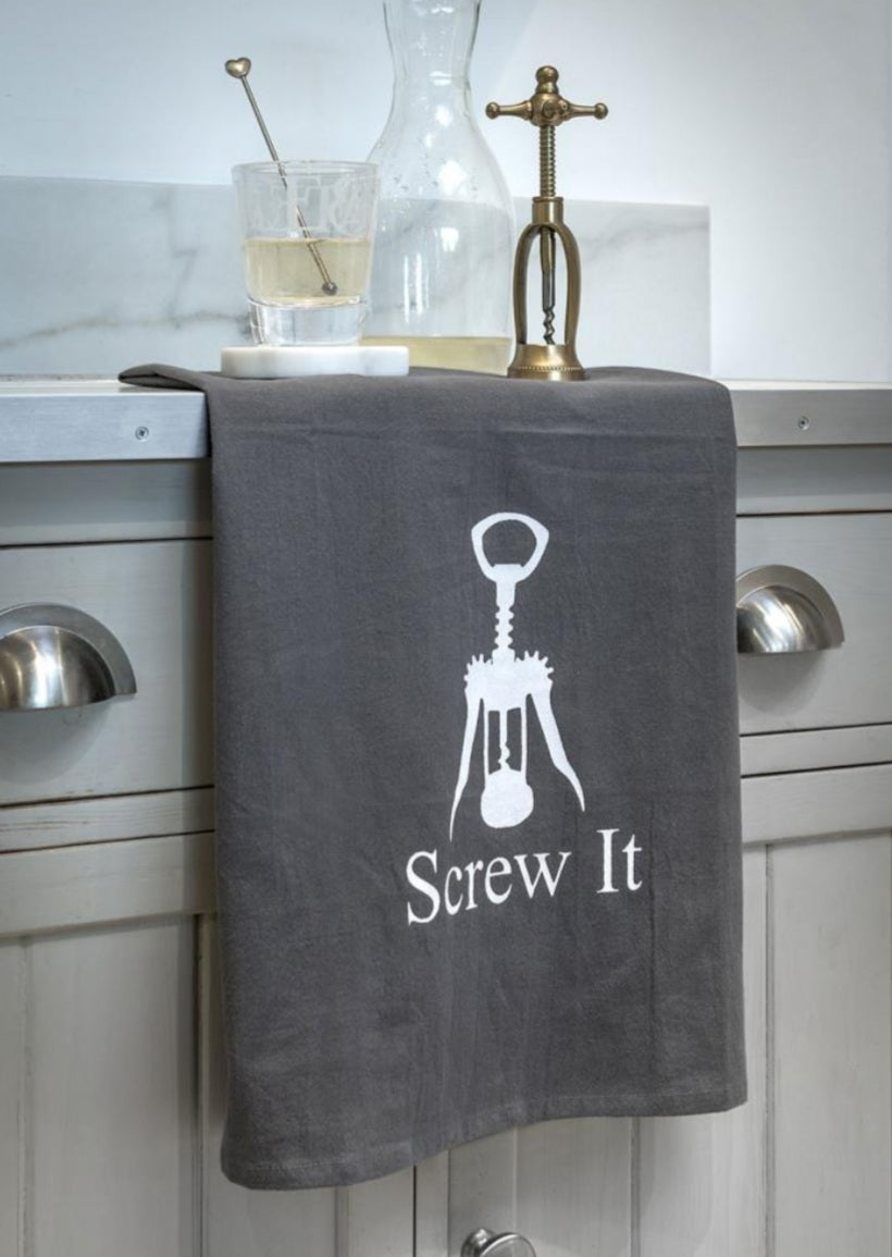 Tea Towel - 'Screw It'