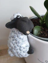 Load image into Gallery viewer, Ceramic sheep or cow pot hugger