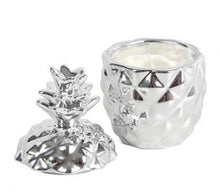 Load image into Gallery viewer, Silver Pineapple Candle