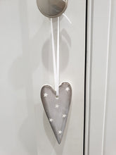 Load image into Gallery viewer, Nordic Grey Ceramic Heart hanger