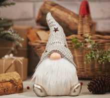 Load image into Gallery viewer, Sparkly LED Santa with fluffy beard