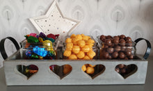 Load image into Gallery viewer, White or Grey Heart tray with handles